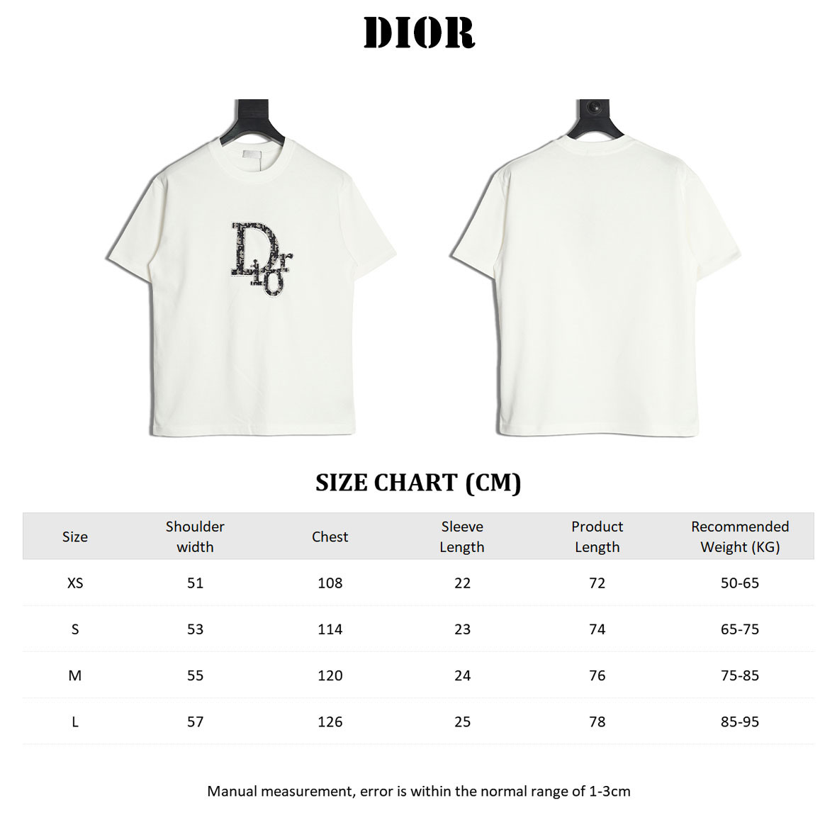 D*or 25ss short-sleeved t-shirt