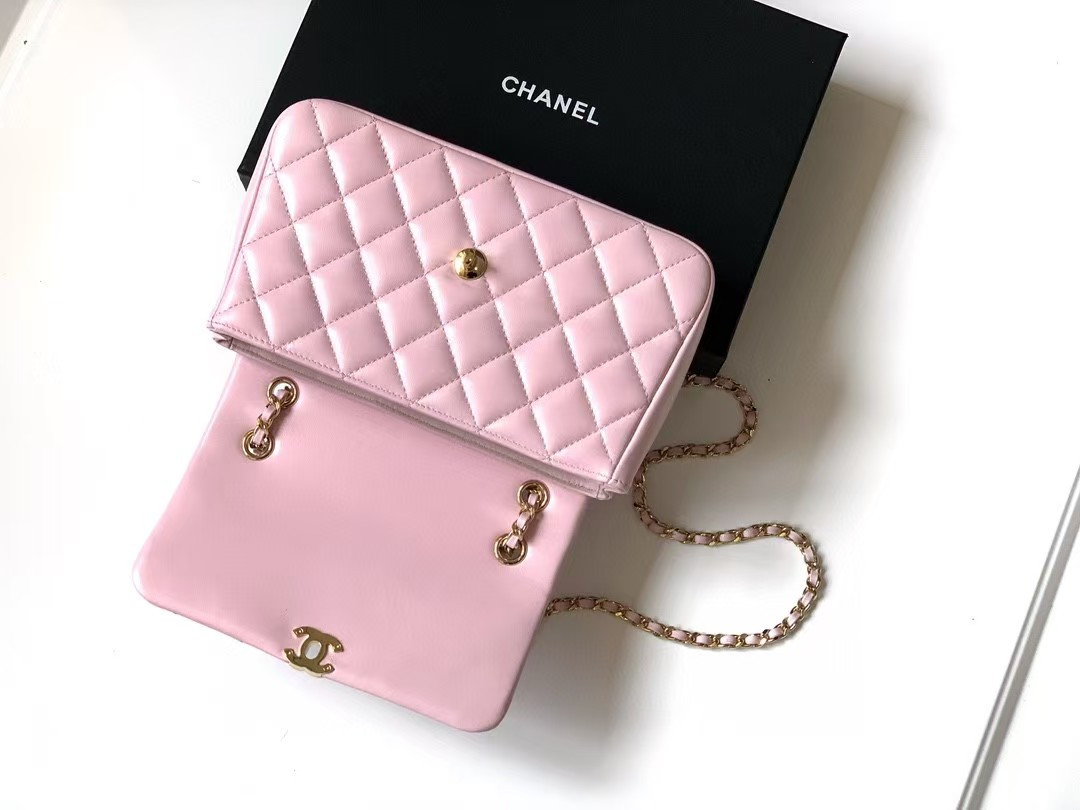 Ch*el flap bag 14x 22.5x 5.8cm