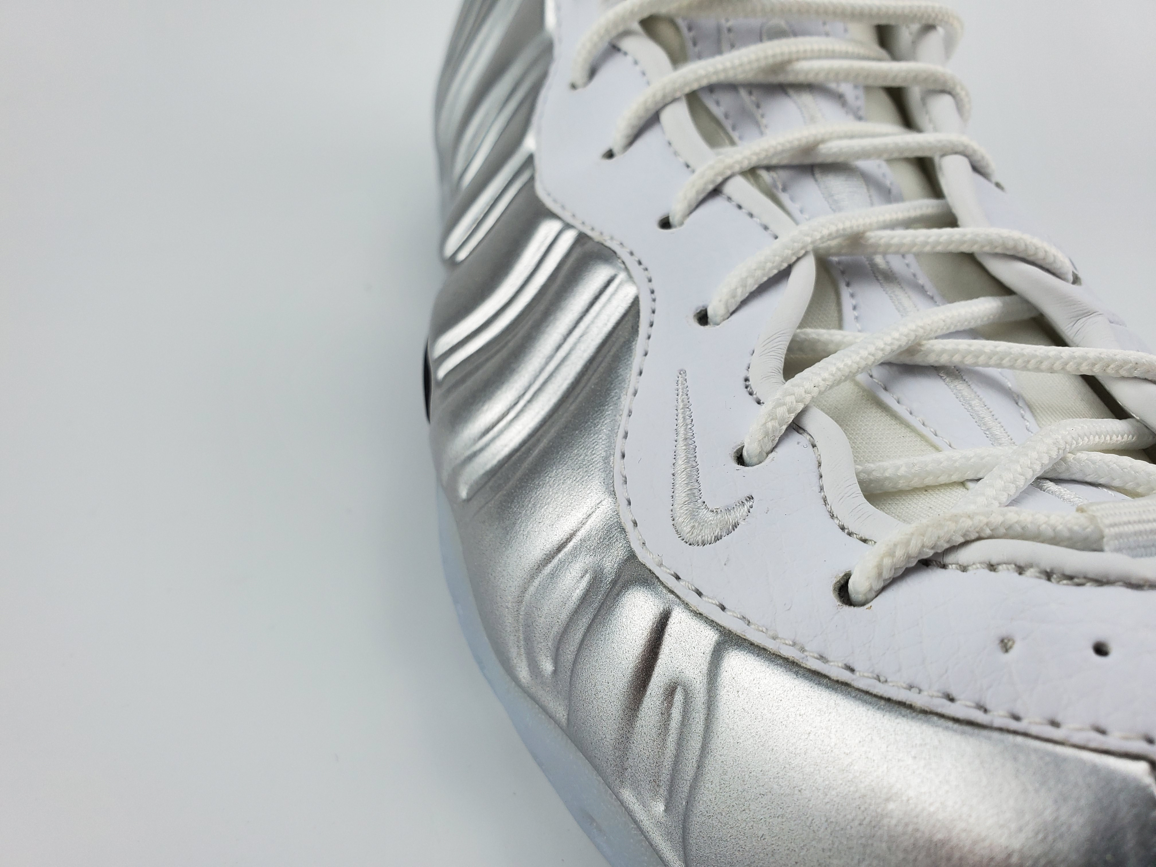 Air Foamposite One Chrome White