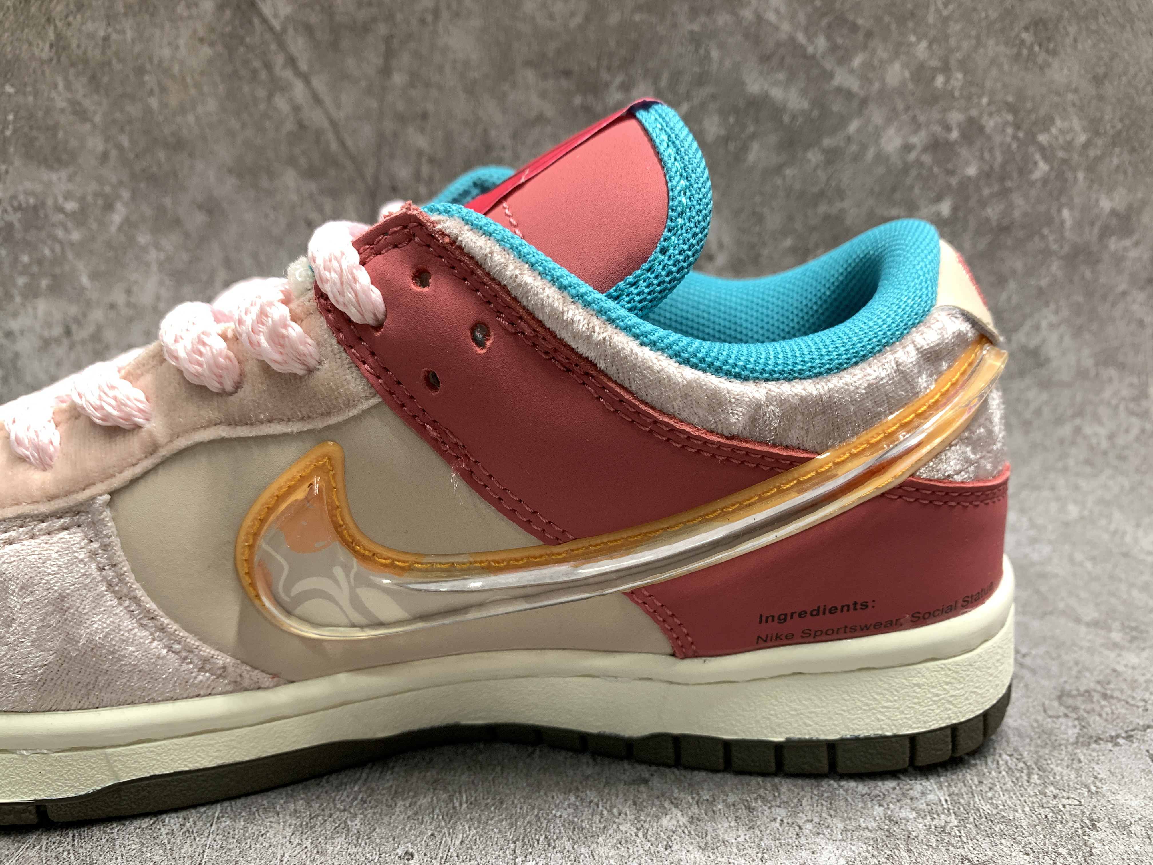 Nike Dunk Low Social Status Free Lunch Strawberry Milk