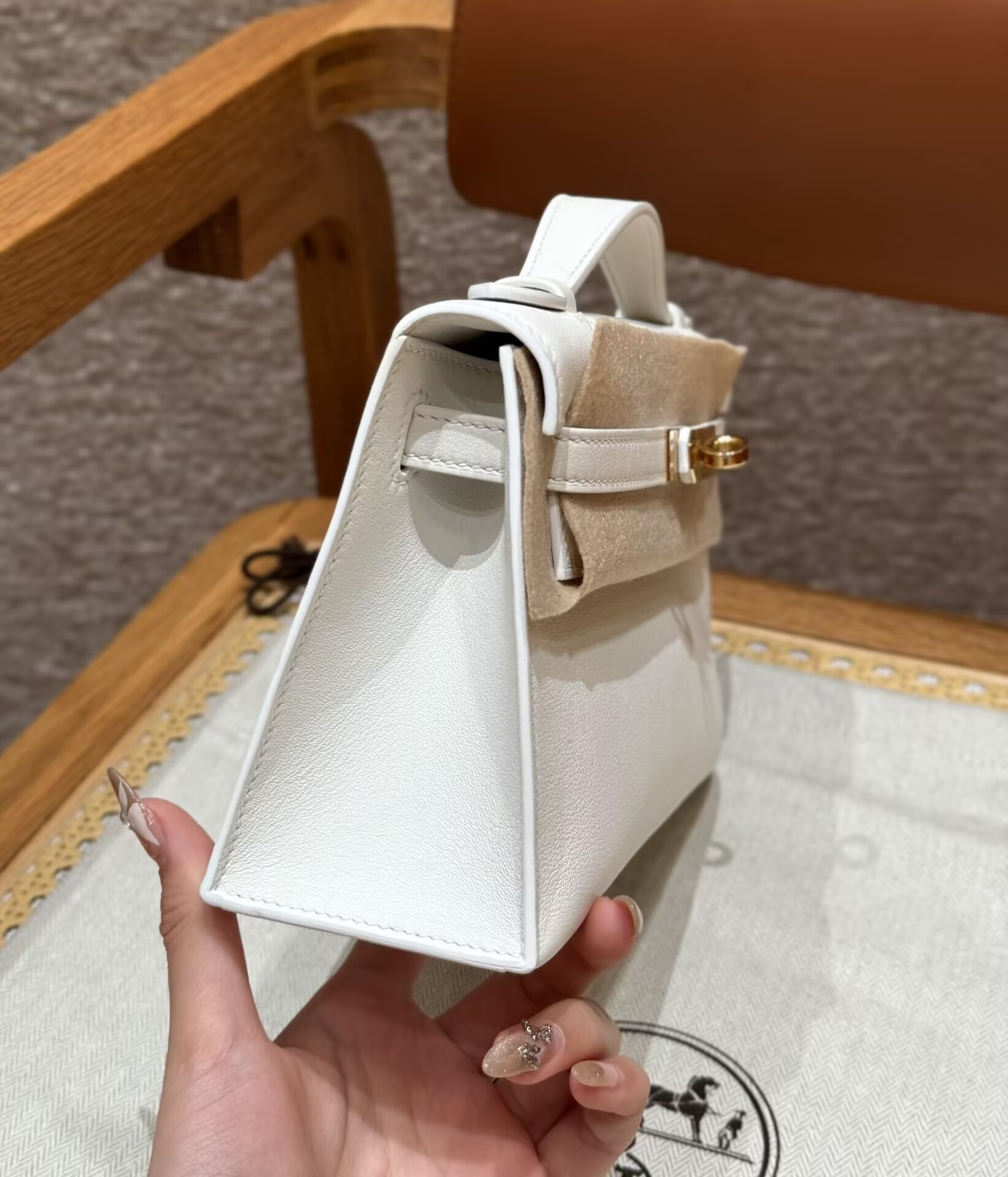 Hermès Kelly Mini Swift 22 22×7×13CM(Customized 15-20 days production time)