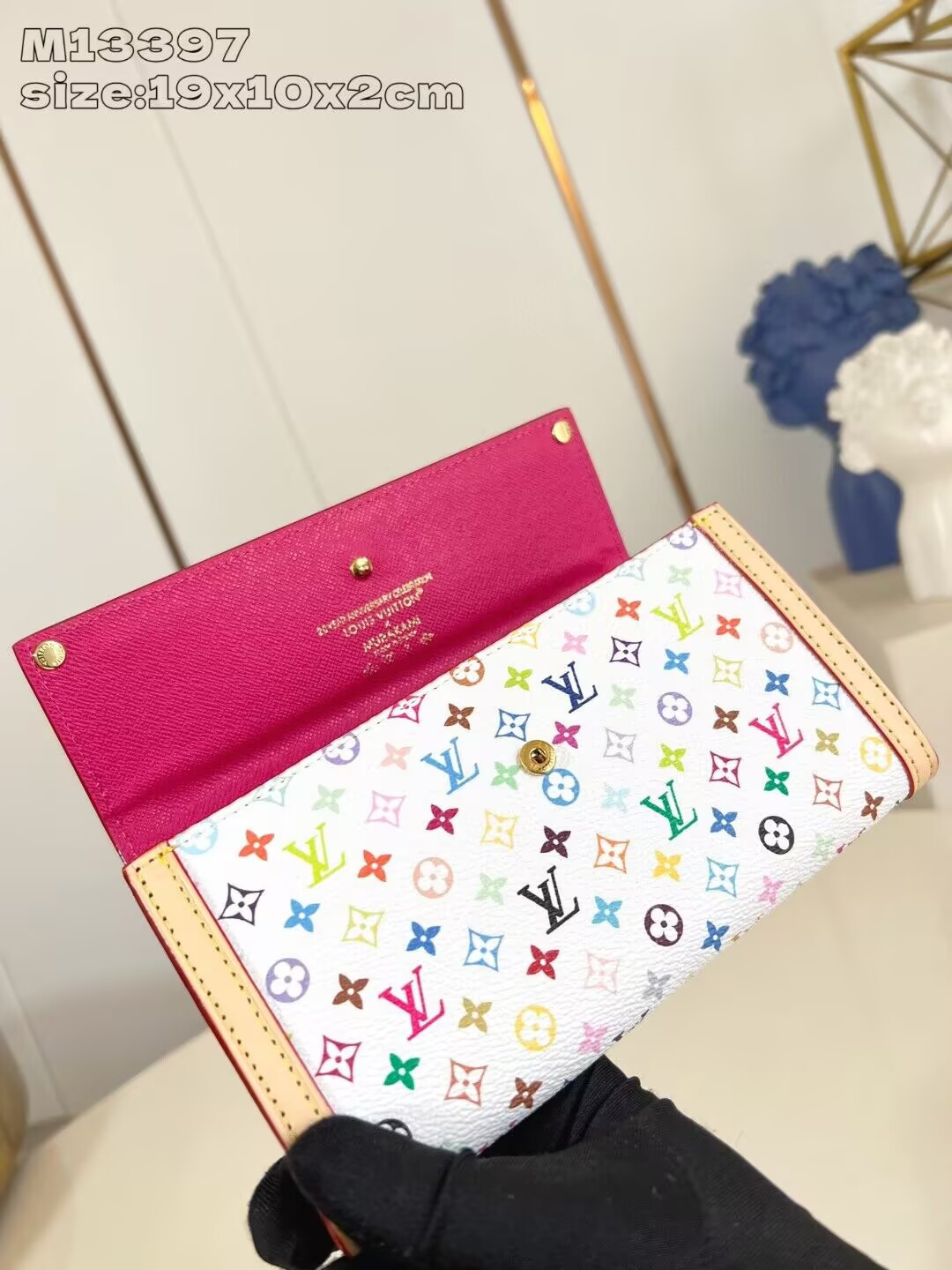 LV x TM Sarah Wallet M13397 19x10x2cm
