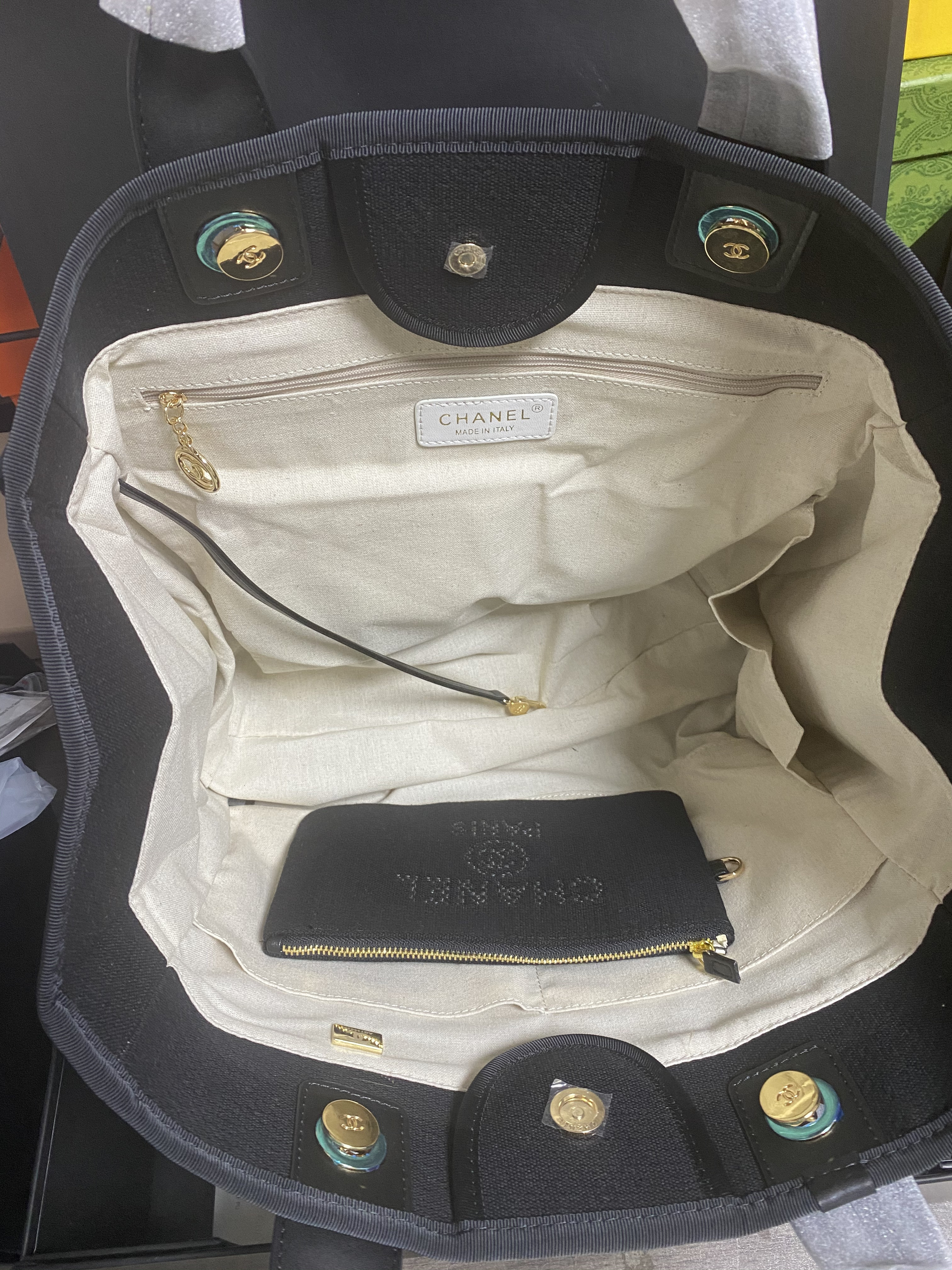 Ch*el shopping bag 30x39x22cm