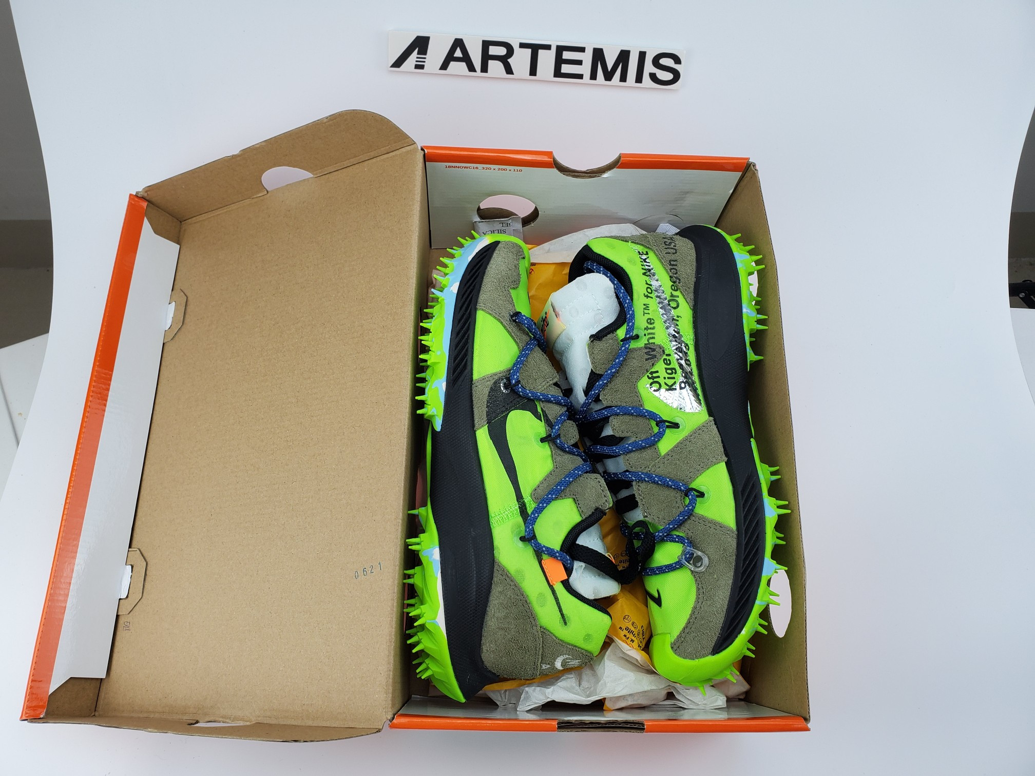 Nike Zoom Terra Kiger 5 OFF-WHITE Electric Green (W)