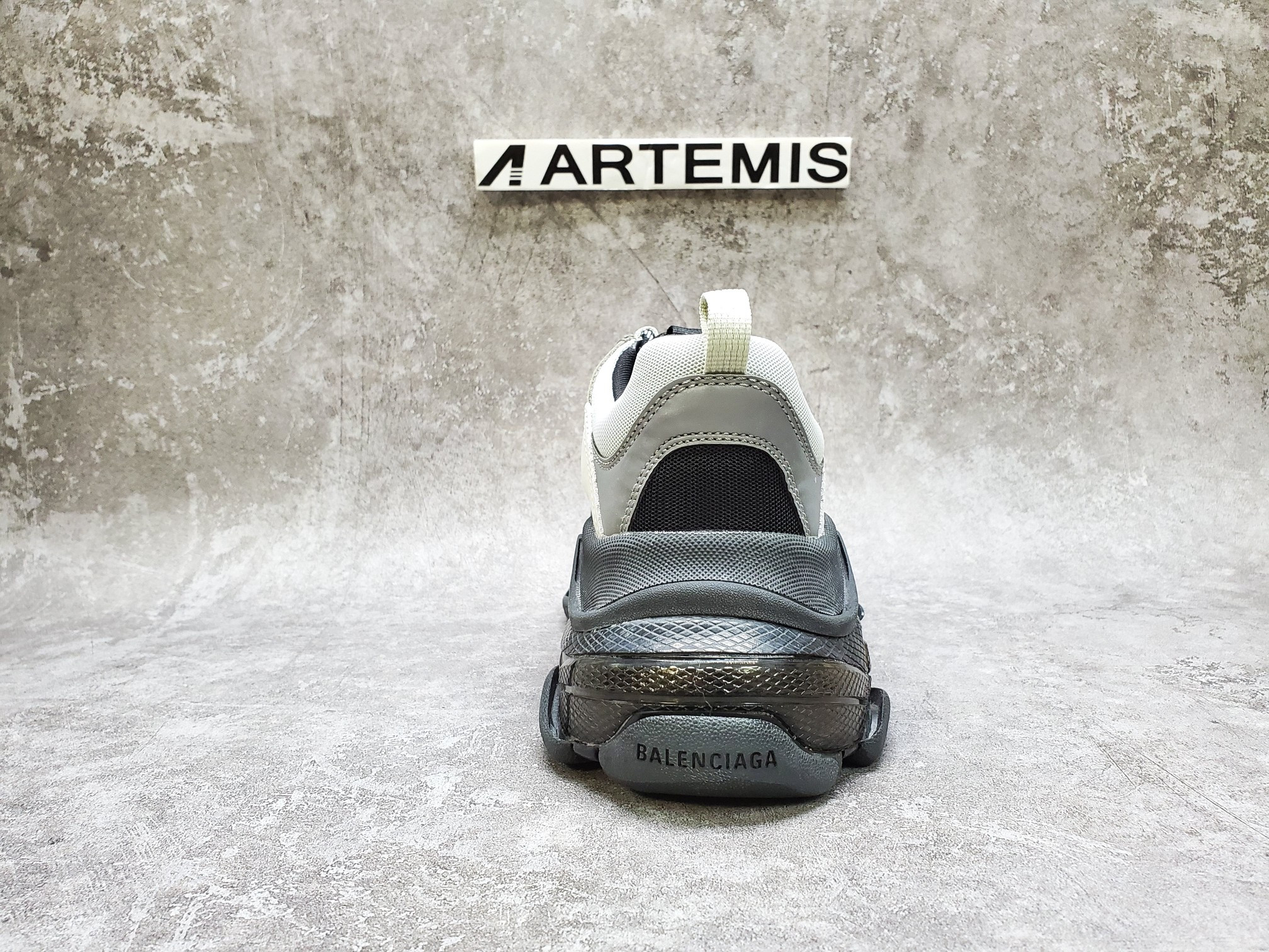 Balenciga Triple S Black Silver