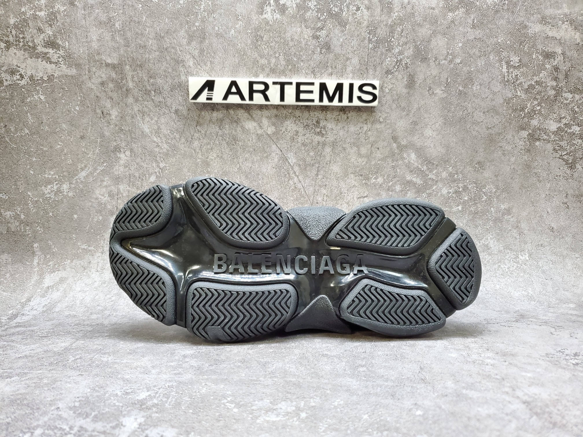 Balenciga Triple S Black Silver