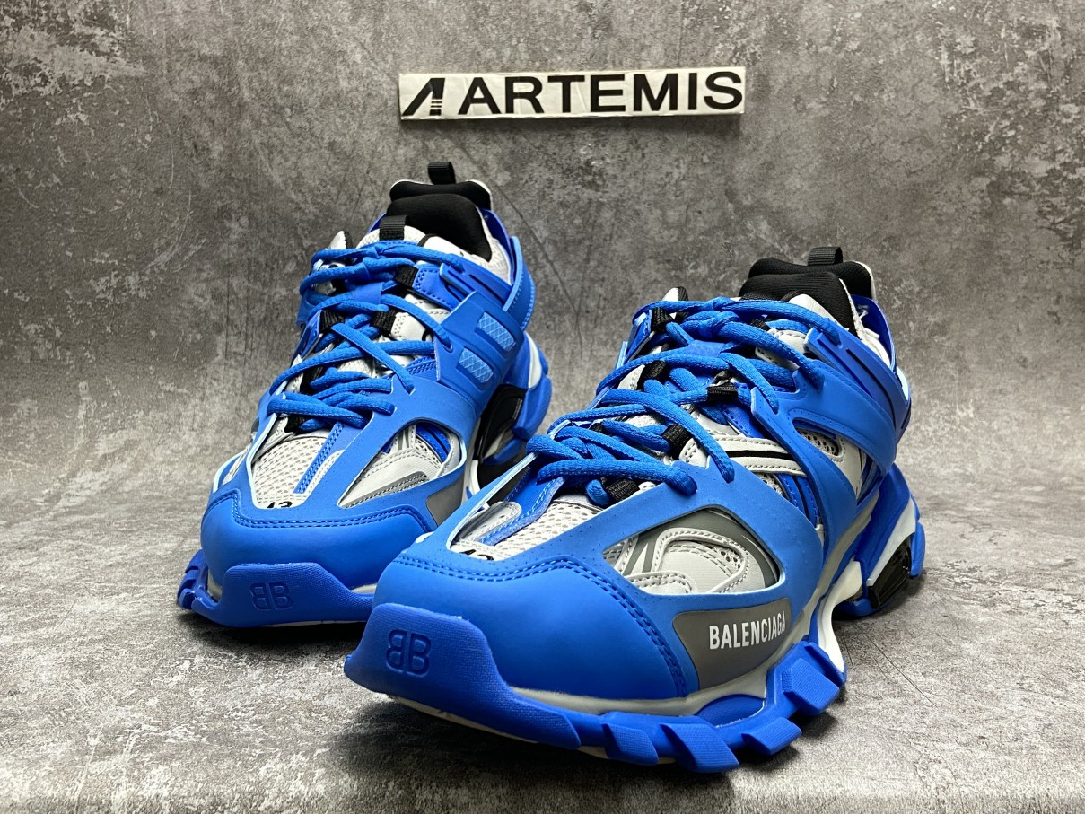 Balenciga Track Blue Grey