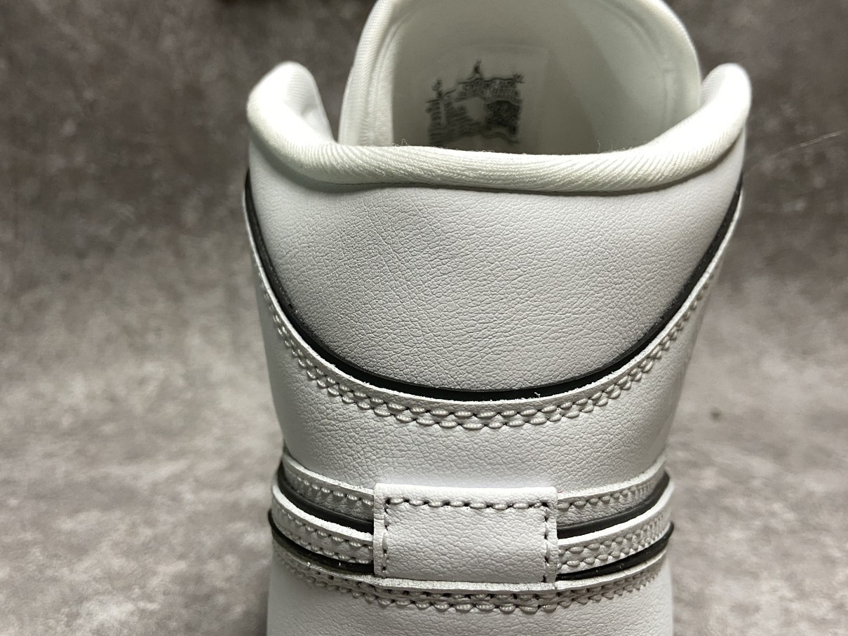 Air Jordan 1 Mid Iridescent Reflective White