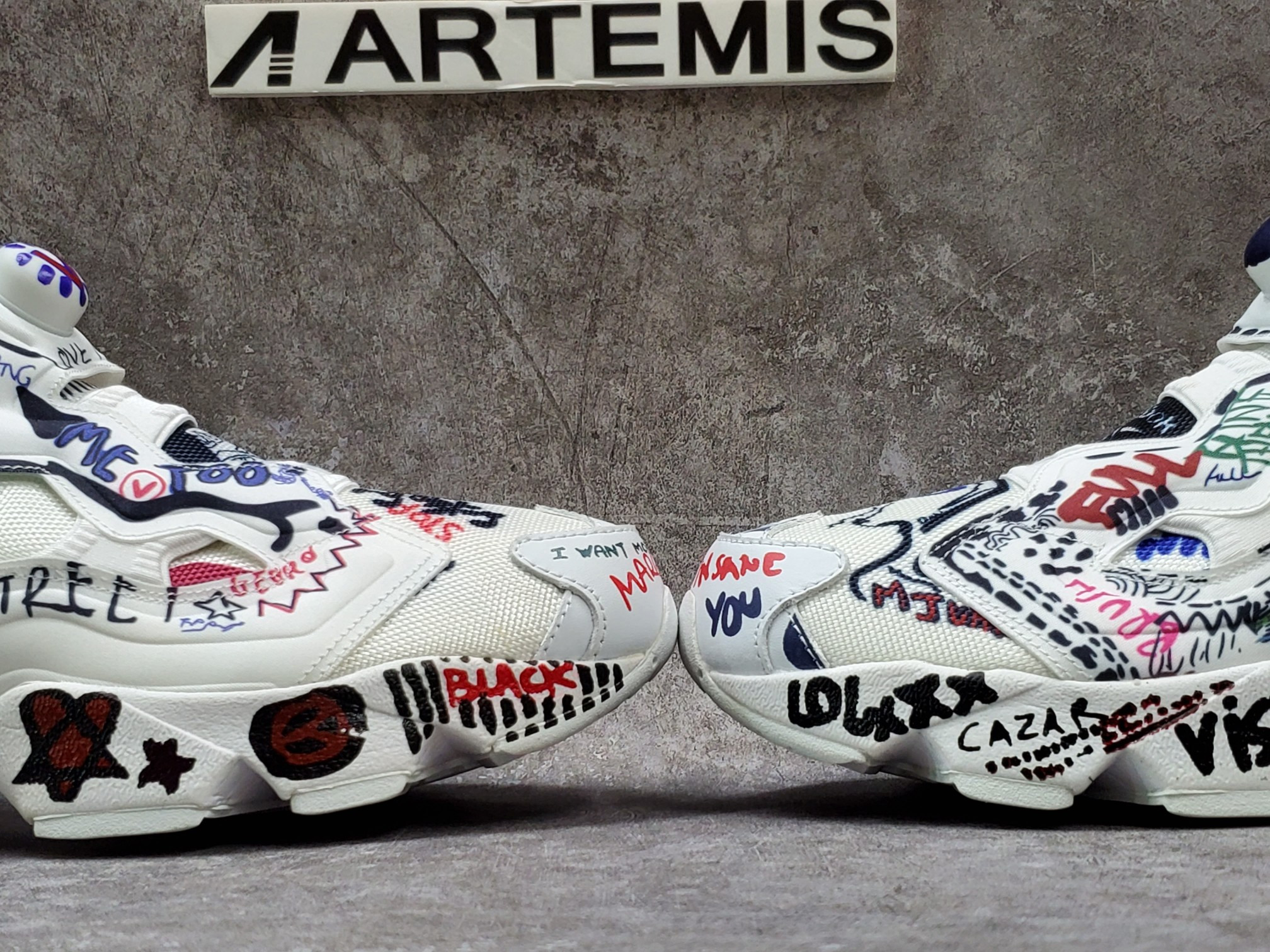 Reebok Instapump Fury Vetements Doodle