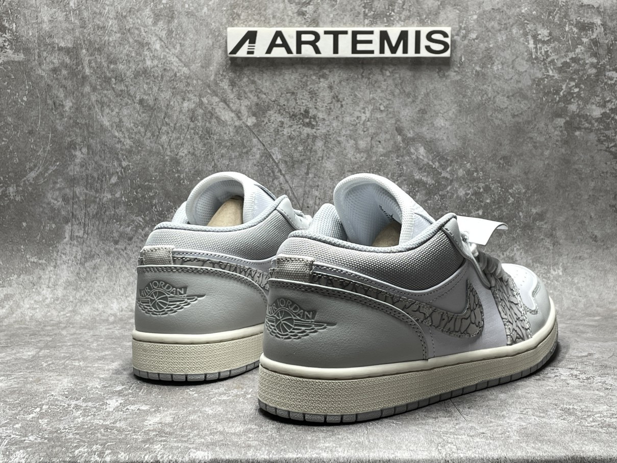 Air Jordan 1 Low PRM Smoke Grey Elephant