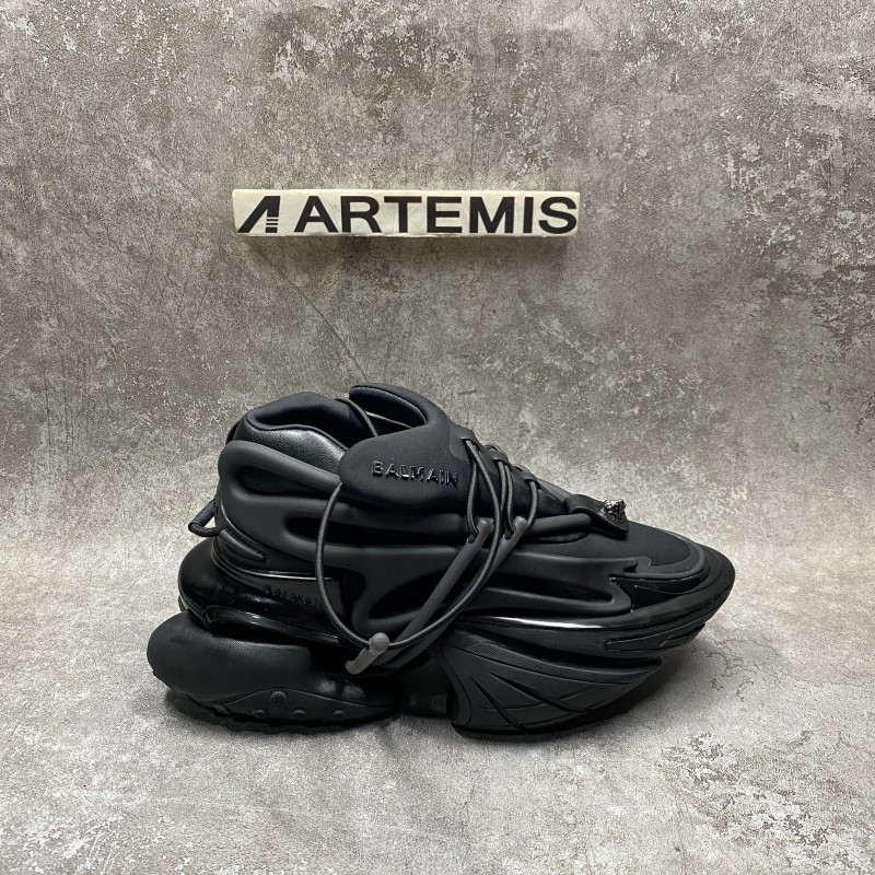 Balmain Calfskin Unicorn low-top sneakers