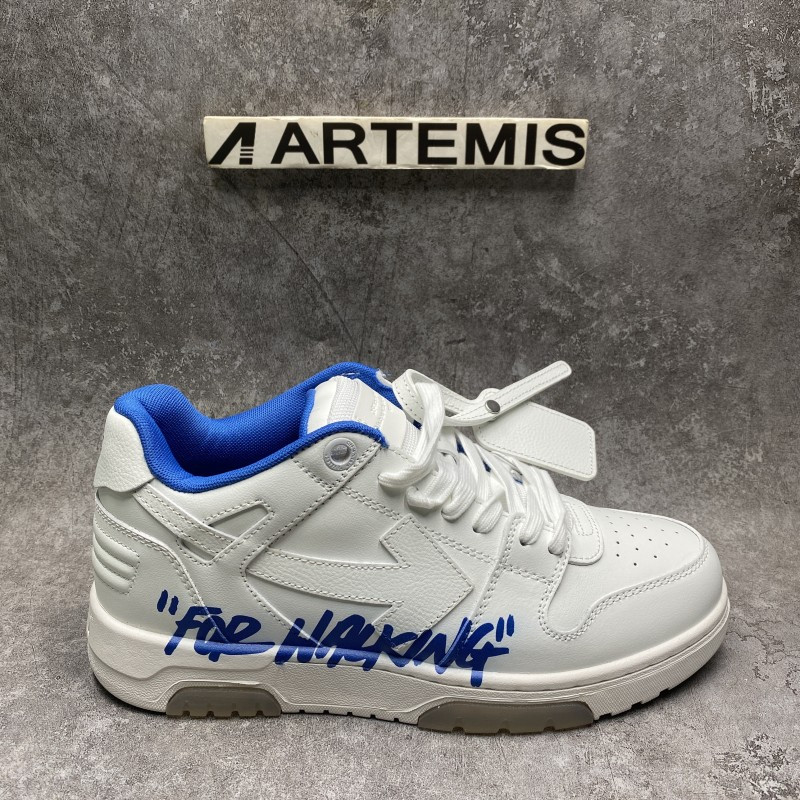 Off White Out of Office Low For Walking White Blue