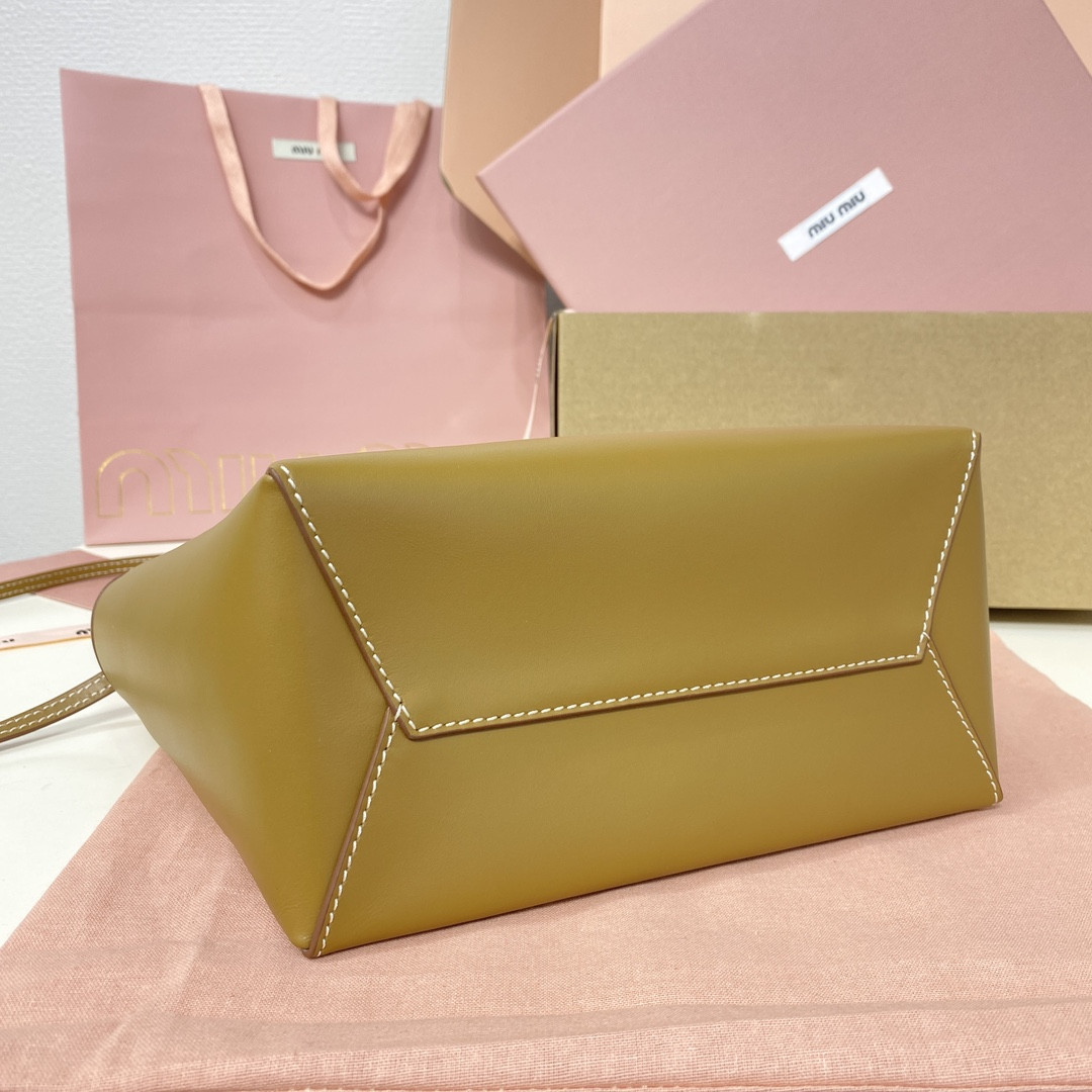 Miu Miu IVY leather bag 23.5x22x12cm